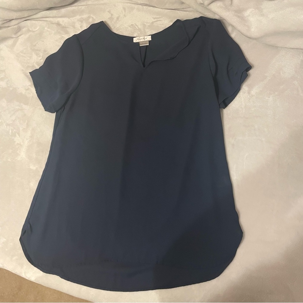 Van Heusen Short Sleeve Blouse